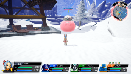 クリスタ湖畔のクイーンスライムの場所