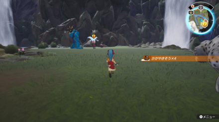 マップ中心にいるメレインに話しかける