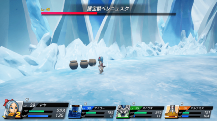 周囲の壺を壊せば弾を補充できる