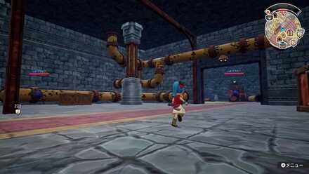 ファスカル島のドラキーの周辺の様子