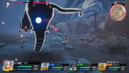 ツバイザ草原島のシャドーの周辺の様子