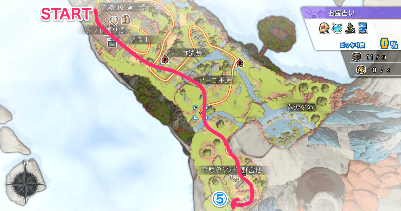 7つの竜石入手後(エンディング)の攻略チャート