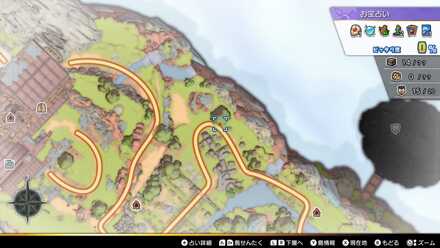 ツバイザ草原島のビッグハットがいる場所