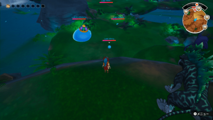 ハーツ地底湖のキングスライムの出現場所