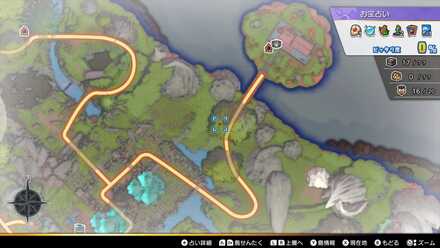 ファスカル島下層のアルケミストンがいる場所