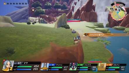 ファスカル島のメタルスライムの周辺の様子