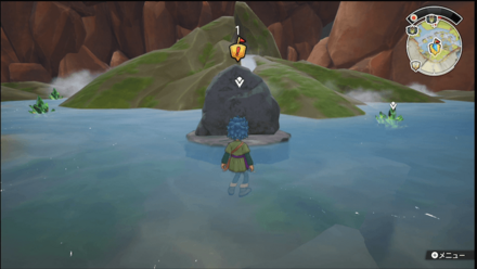 落涙の滝の石碑