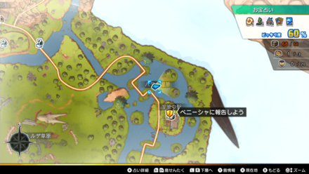 ツバイザ草原島 「パタニ湿原」のマップ