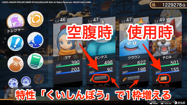 料理の使用時状態