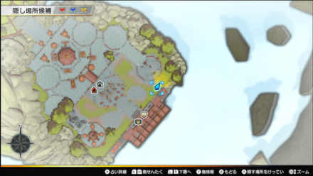 宝島へのワープホールマップ