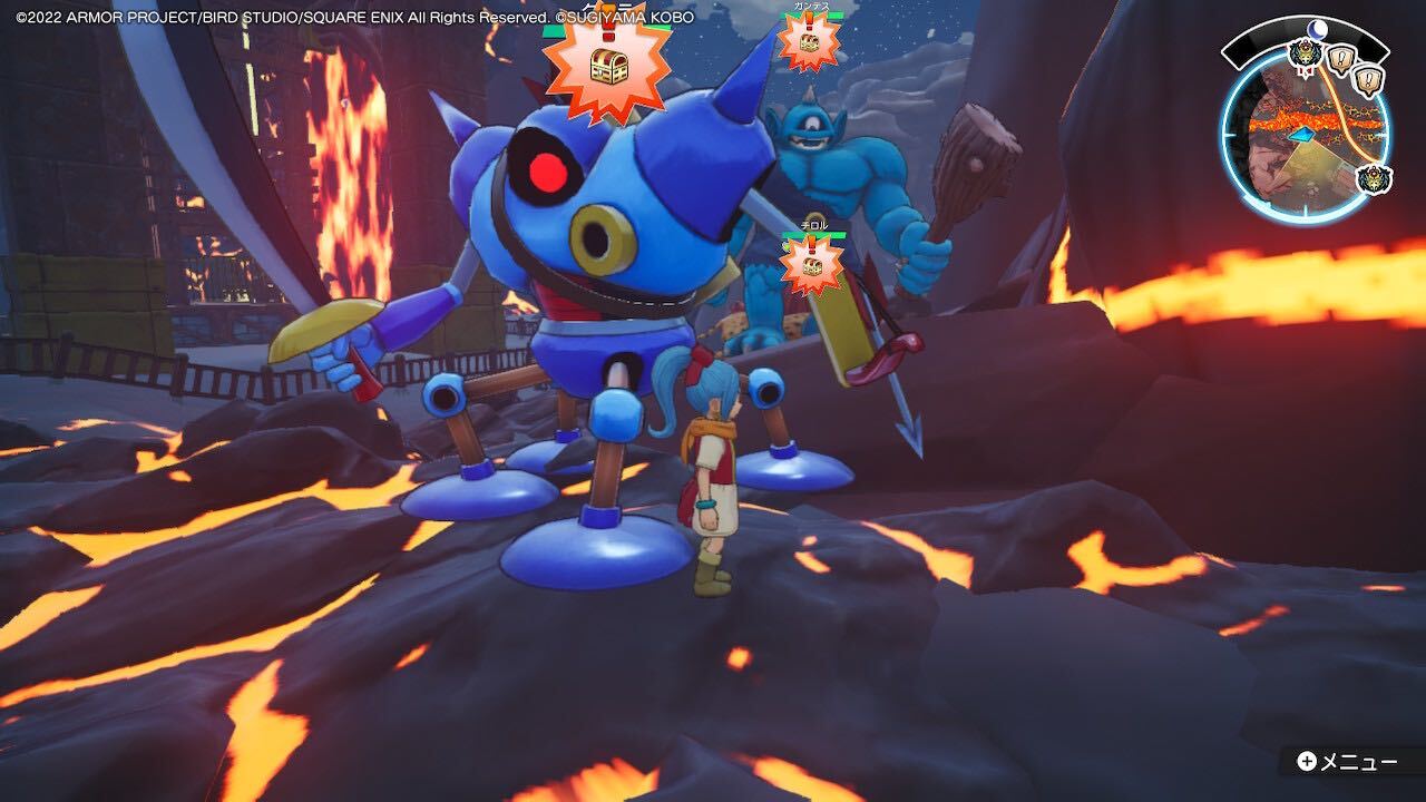 宝箱に近づいたらLボタン+Bボタンで探索