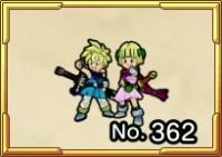 金髪の双子の像画像