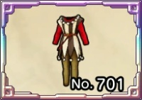 白黒の旅芸人の服画像