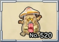 おばけきのこの像