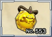 ゴールデンスライムの像