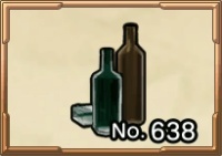 元占い師の酒のビン