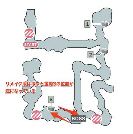 円月輪隊を叩けのマップ