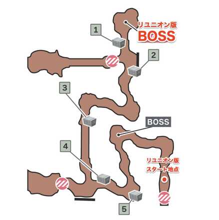 痕跡アリのマップ