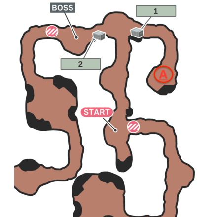 埋もれているアイテムのマップ