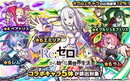 【モンスト】リゼロコラボのガチャシミュレーターのサムネイル