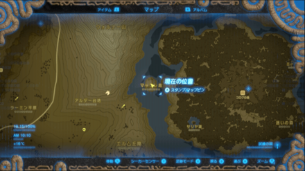 チュチュの出現場所詳細マップ