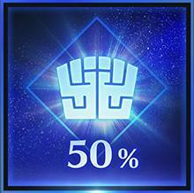 ミッションクリア率：50%画像