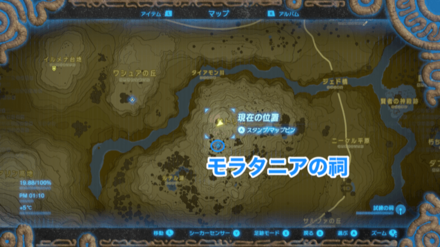 サトリ山の桜の木付近