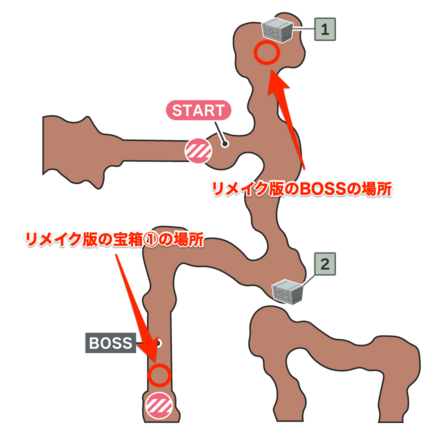 コピー工場を破壊せよ！のマップ