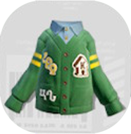 レタードグリーン画像