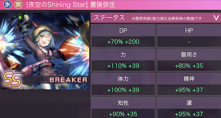 SS豊後弥生(クリスマス)の評価とスキル