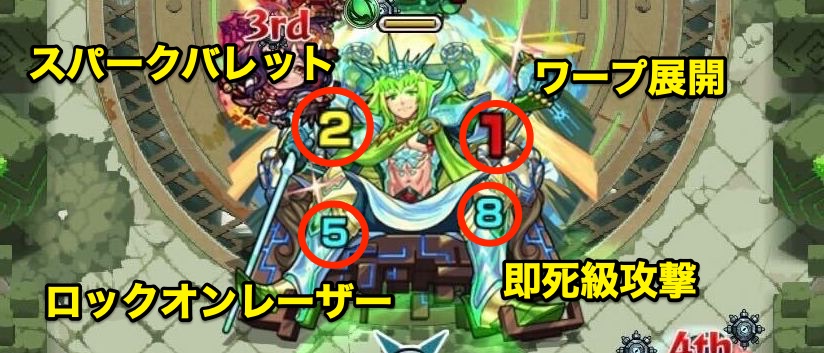 エンペディオス 攻撃パターン