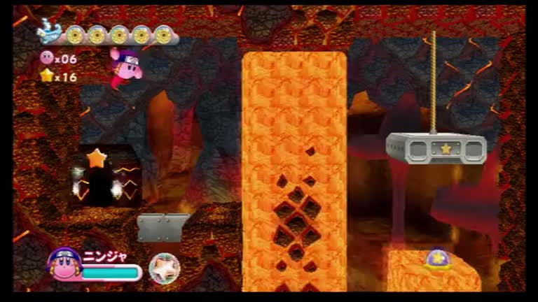 カービィWiiデラックス】レベル7-2の攻略とエナジースフィアの