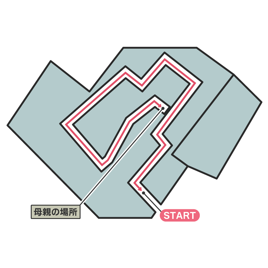 男の子の母の居場所