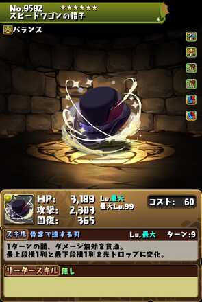 スピードワゴン装備