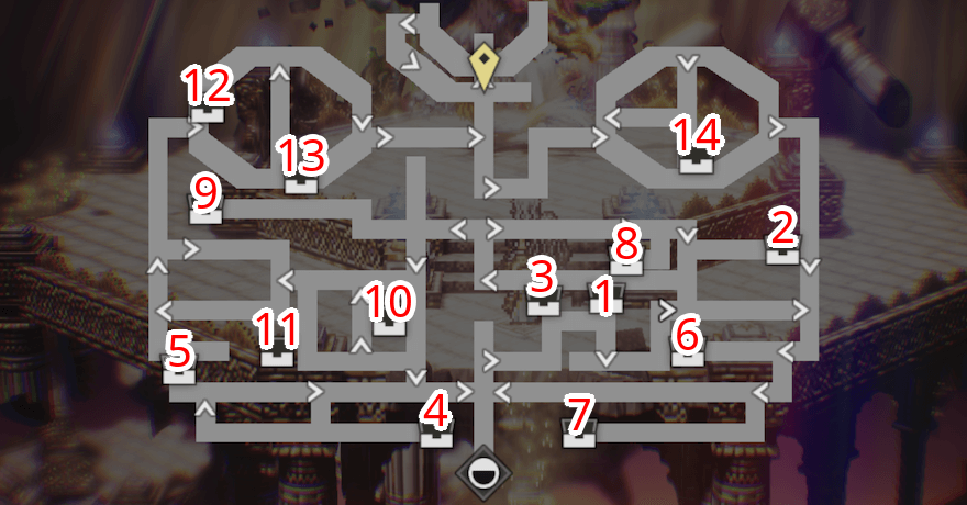 虚栄の輝空 宝箱 位置