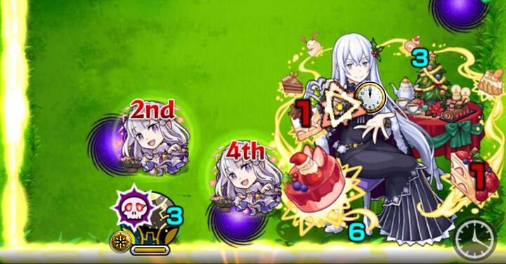 ドクロを処理するとエキドナの弱点効果がアップ