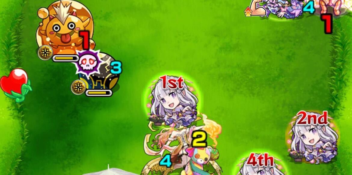 各敵の攻撃に注意して立ち回る