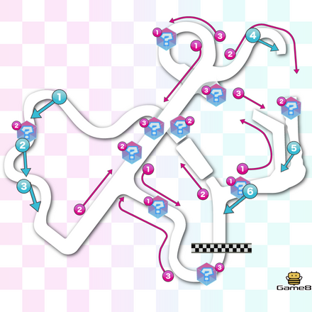 シドニーサンシャインのコースマップ画像