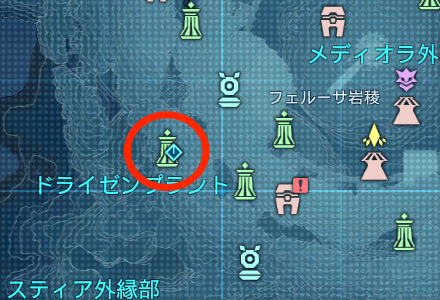 ドライゼンプラント板操（Stage.1）のマップ