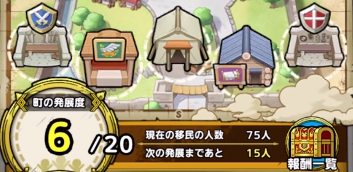 移民の町を発展させる
