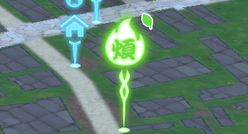 煩悩スポットを巡ってミッションをクリア