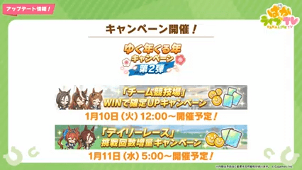 キャンペーン第2弾はデイリー増加など