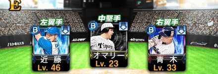 育成したい選手のみを編成