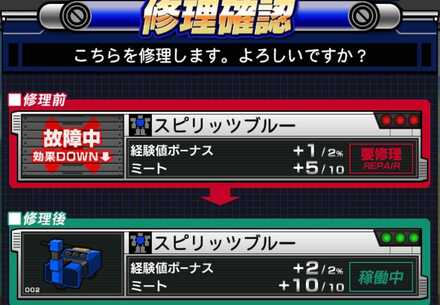 メカの故障と修理