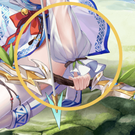 少女廻戦の落霞のタップする場所