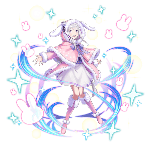 オセロニアの［うさぎチャレンジ］エミリアの画像