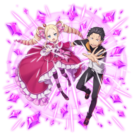 オセロニアの［新たな絆］ベアトリス＆スバルの画像