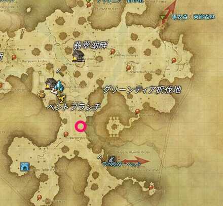 ベントブランチ牧場から南へ