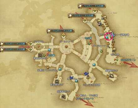 マーケット付近