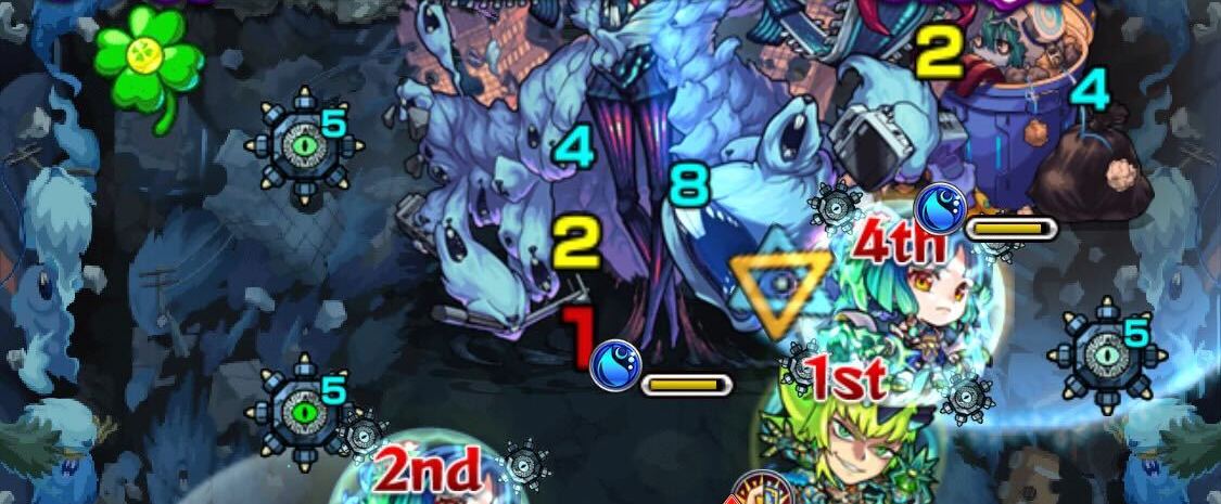 ボス3は上下のハービセルがHPを共有